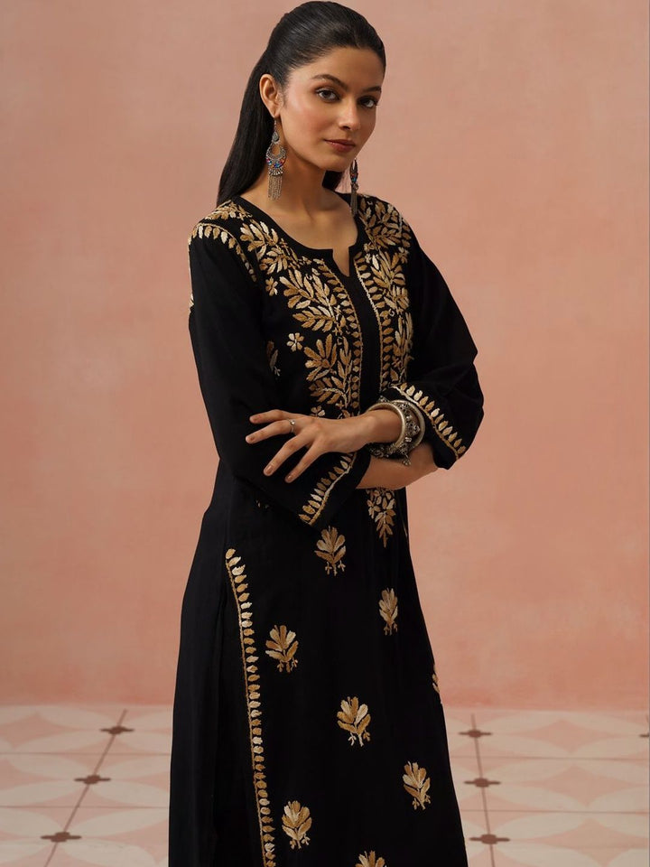 House of Chikankari Women Ethnic Motifs Embroidered Chikankari Kurta