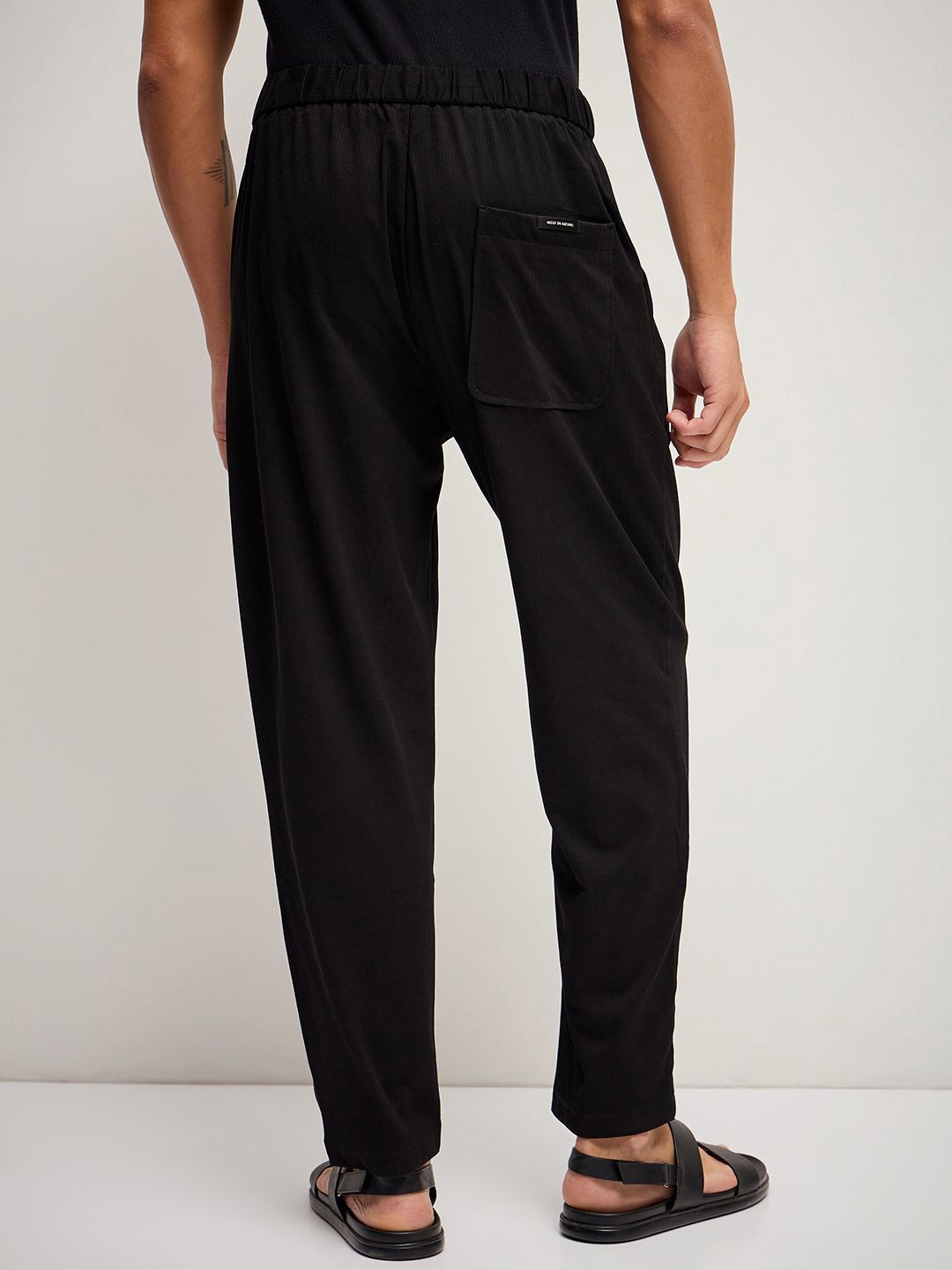 THE BEAR HOUSE Men Solid Regular Fit Trouser
