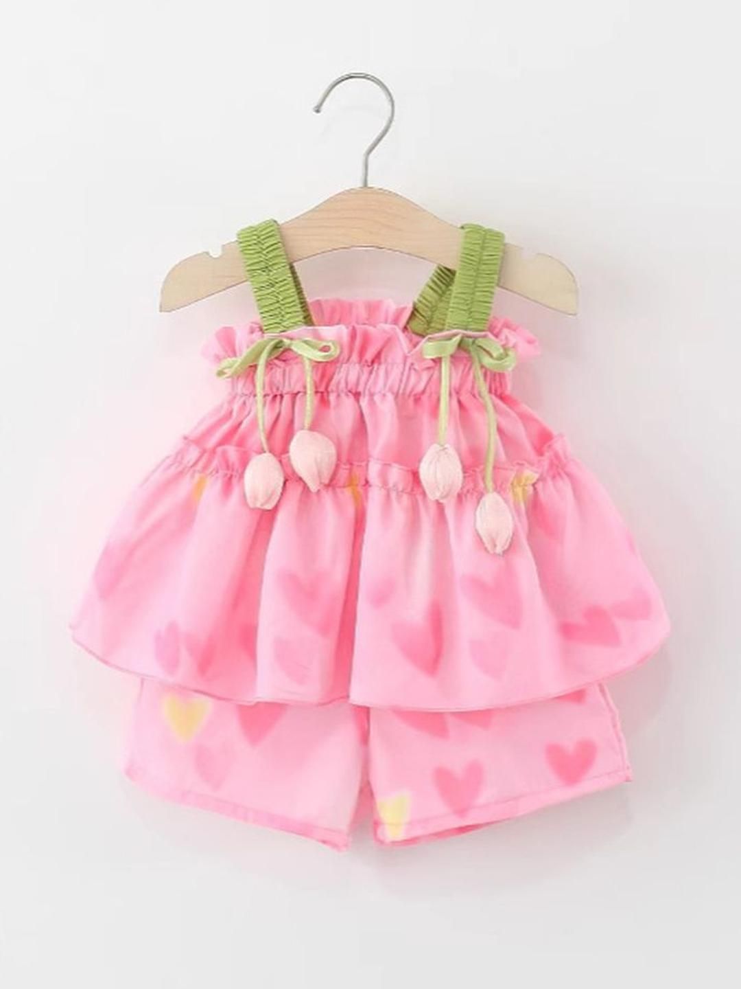 YK Floral Print Fit & Flare Dress