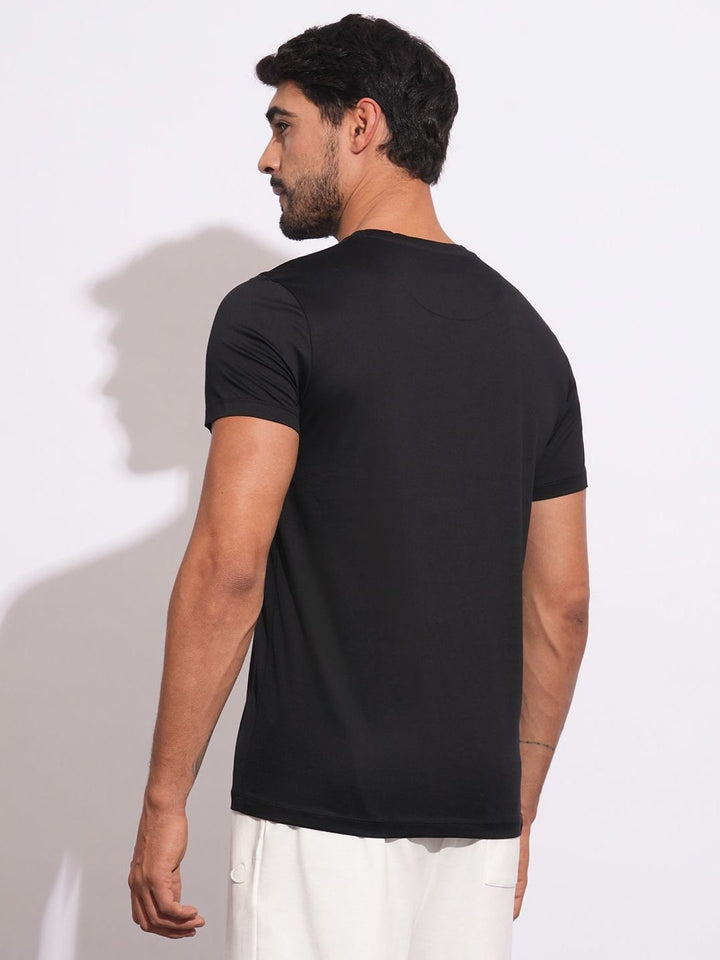 Being Human Men Brand Logo Printed Slim Fit T-shirt