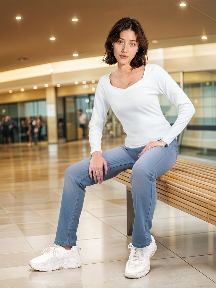 DressBerry Sweetheart Neck Top