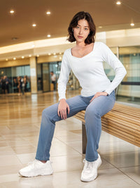 DressBerry Sweetheart Neck Top