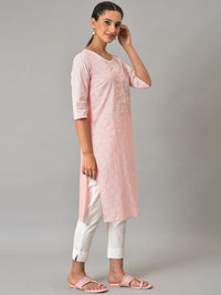 AURELIA Women Geometric Printed Sequinned Kurta