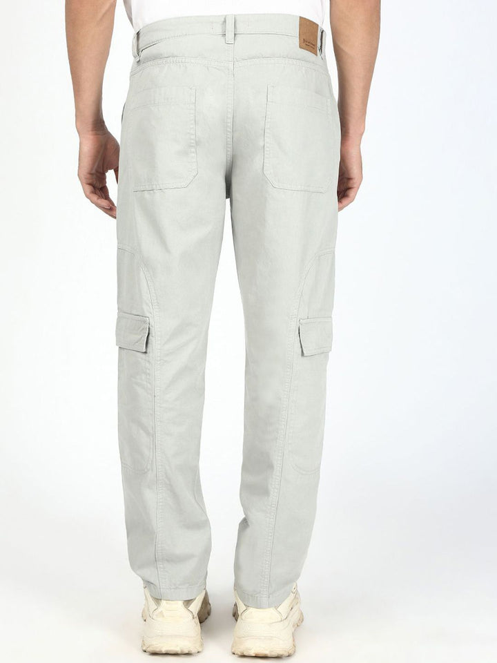 Bene Kleed Men Relaxed Fit Mid-Rise Cotton Cargos Trousers
