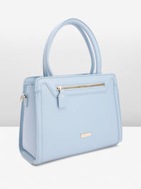DressBerry Structured Handheld Bag with Detachable Sling Strap