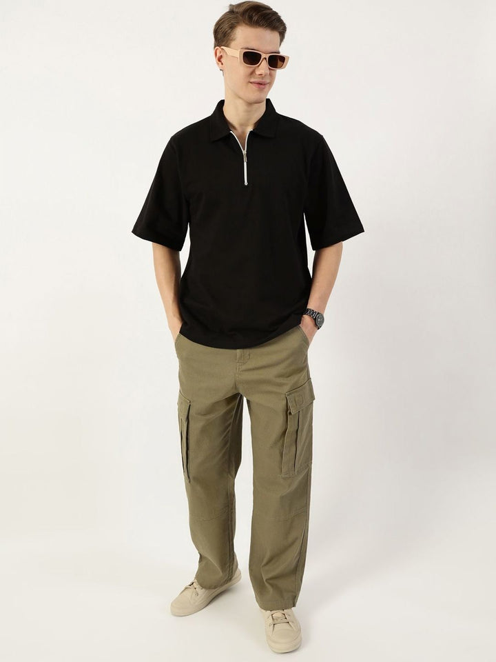 Thomas Scott Men Polo Collar Bio Finish T-shirt