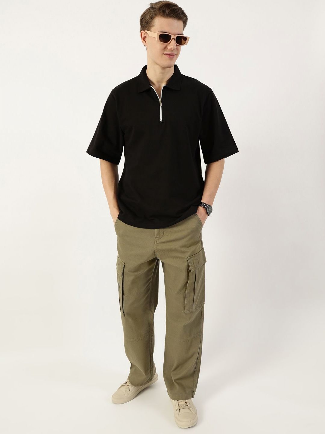 Thomas Scott Men Polo Collar Bio Finish T-shirt