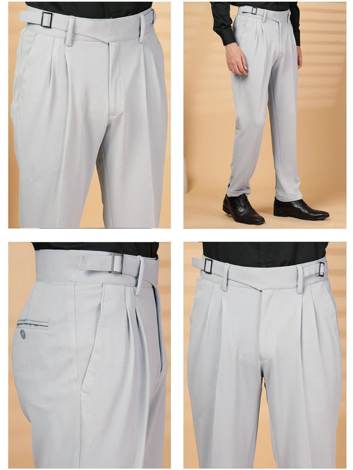Seluar Formal Formal Lycra Kelabu KLOTTHE Lelaki