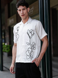 Eszett Men Floral Printed Casual Shirt