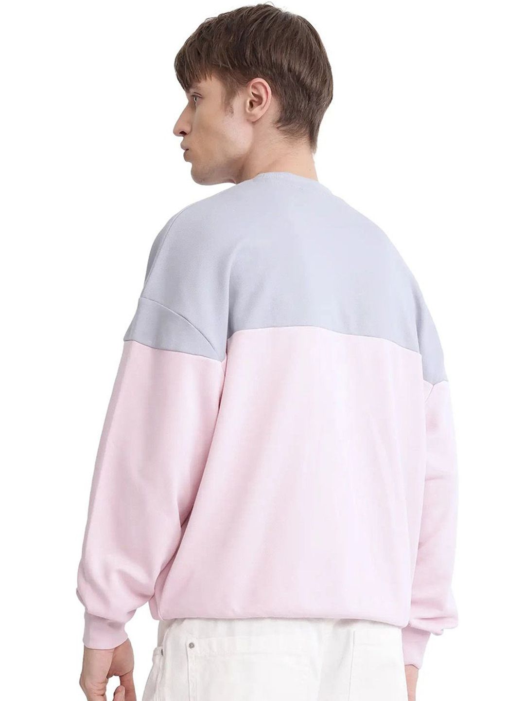 RARE RABBIT Men Colourblocked Printed Sweatshirt