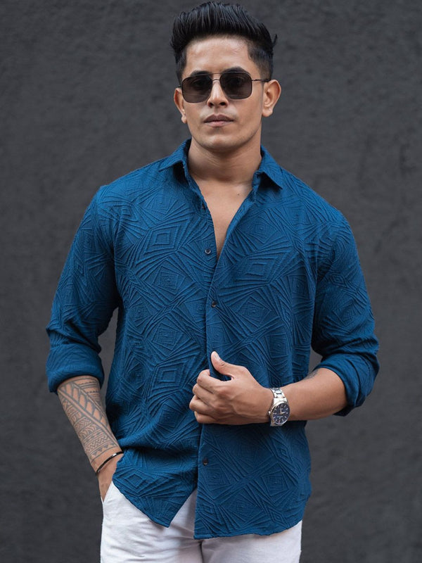 Powerlook Men Opaque Casual Shirt