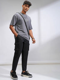 HIGHLANDER Men's Straight Fit Cargos Trousers