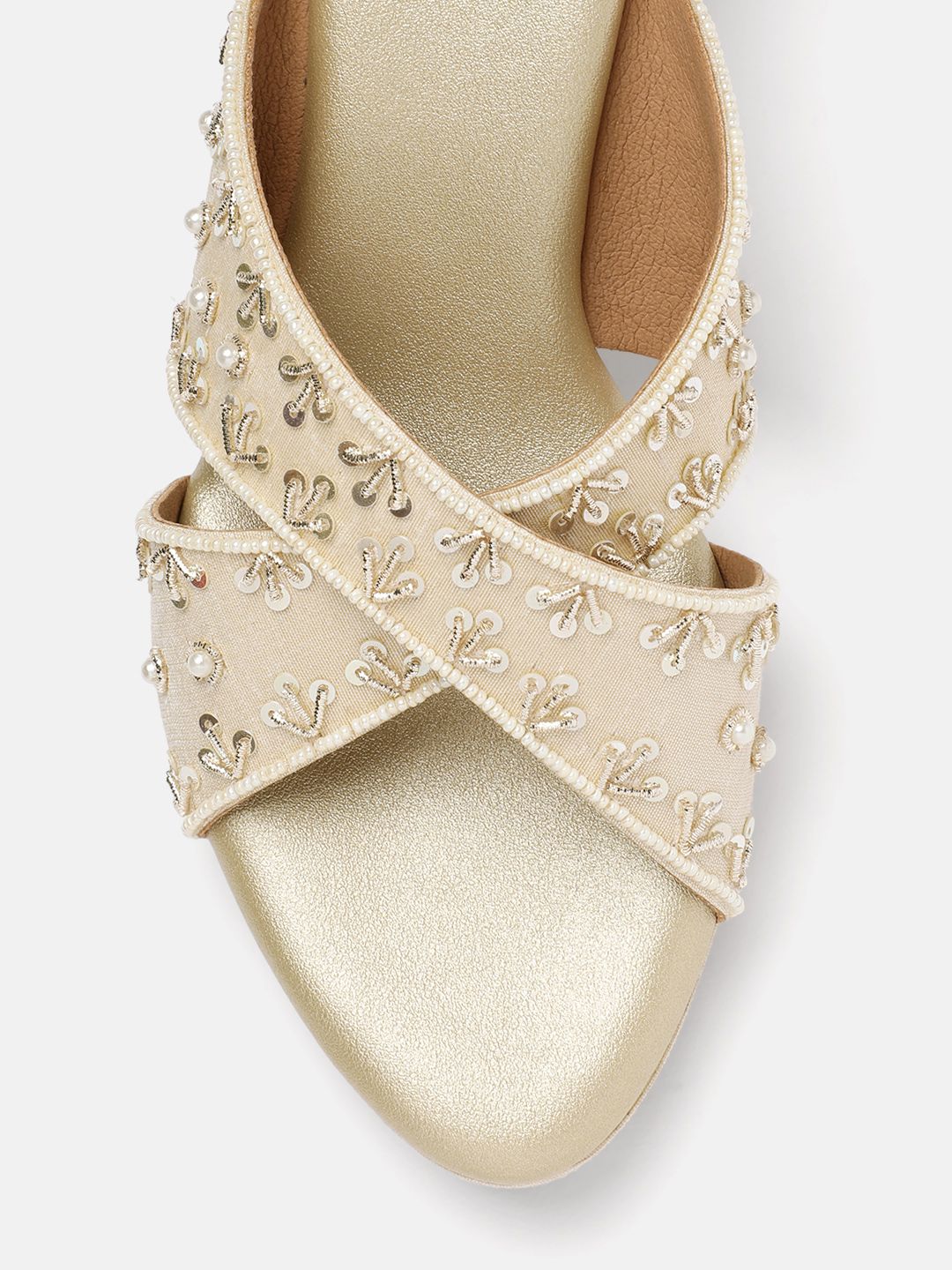 House of Pataudi Embellished  Wedges