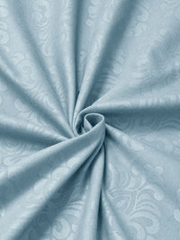 KLOTTHE Sky Blue Timbul Dilengkapi 300 TC Cadar King & 2 Sarung Bantal- 2.5 m x 2.25 m