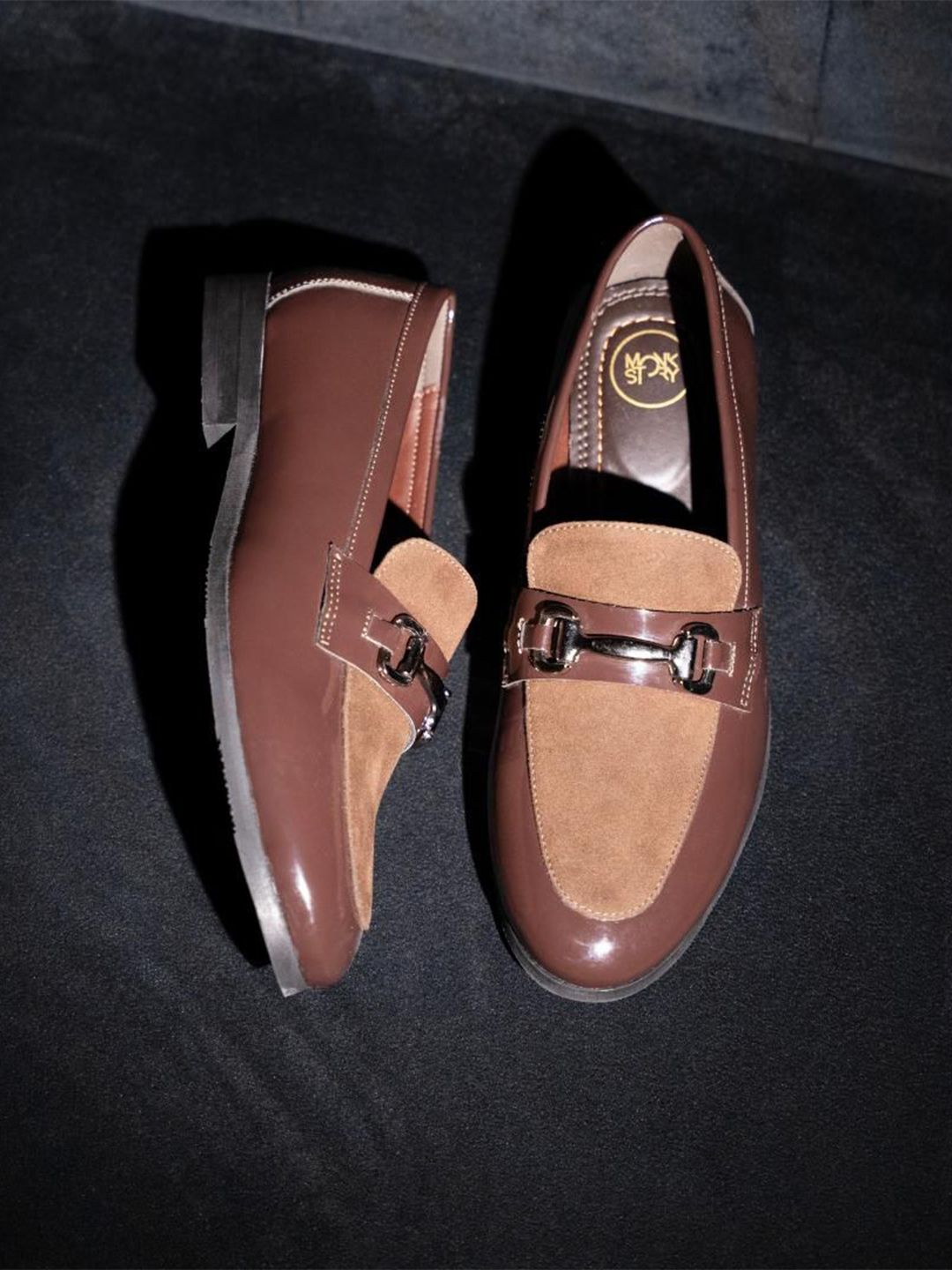Monkstory Tux Bit men Colorblocked Slip-Ons