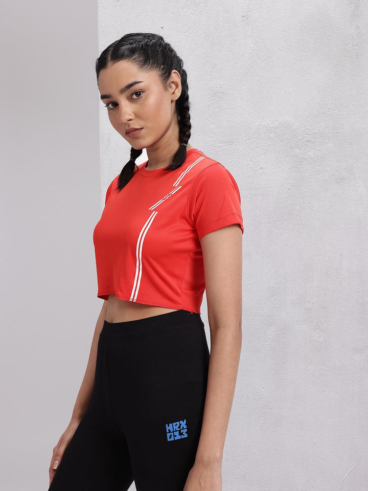 HRX by Hrithik Roshan Rapid-Dry Crop Training T-shirt