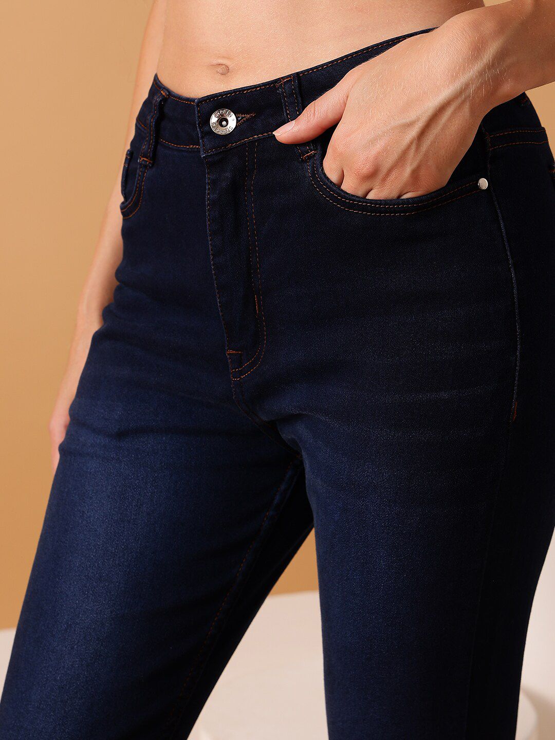 STREET 9 BASICS Women Blue Mid-Rise Clean Look Light Fade Jeans