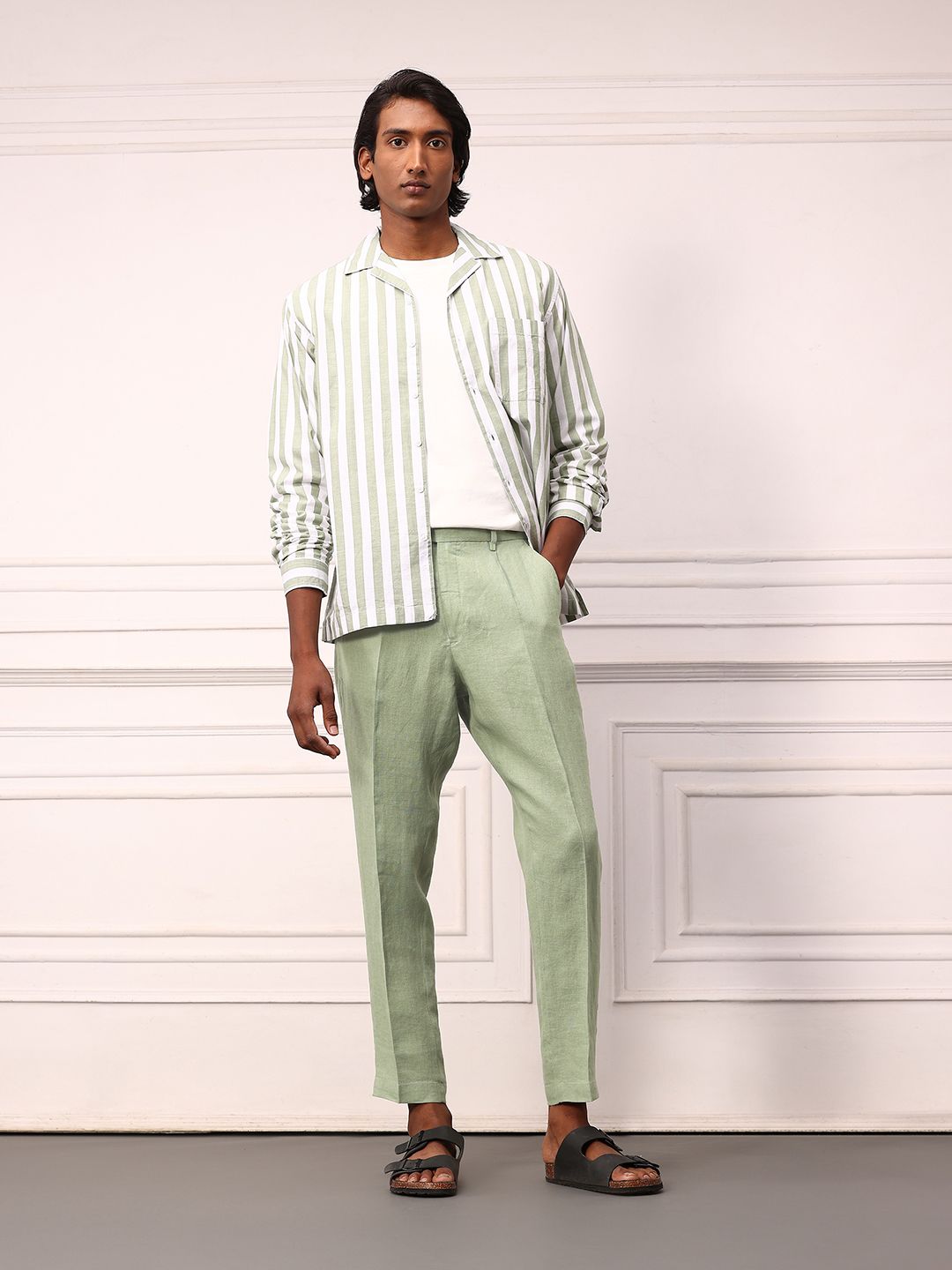 Mr Bowerbird Men Regular Fit Trousers