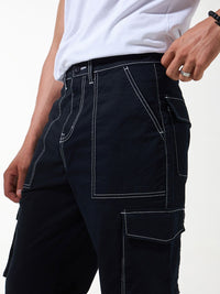 Bewakoof Men Baggy Oversized Cargo Pants