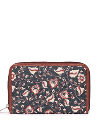 ZOUK Women Floral Printed Zip Around Wallet