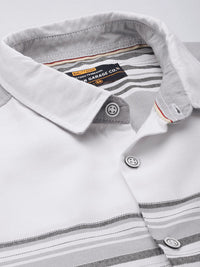 The Indian Garage Co Men Striped Casual Shirt