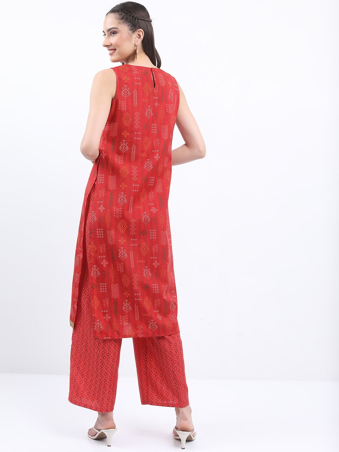Vishudh Ethnic Motifs Printed Regular Kurta with Palazzos
