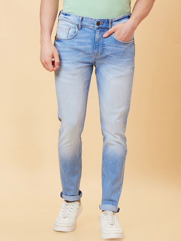 Being Human Men Slim Fit Heavy Fade Jeans