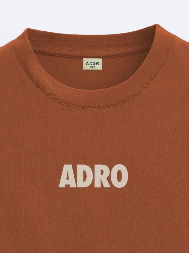 ADRO Lelaki Baju T-Shirt Bersaiz Besar Kapas Lengan Jatuh Bercetak Grafik