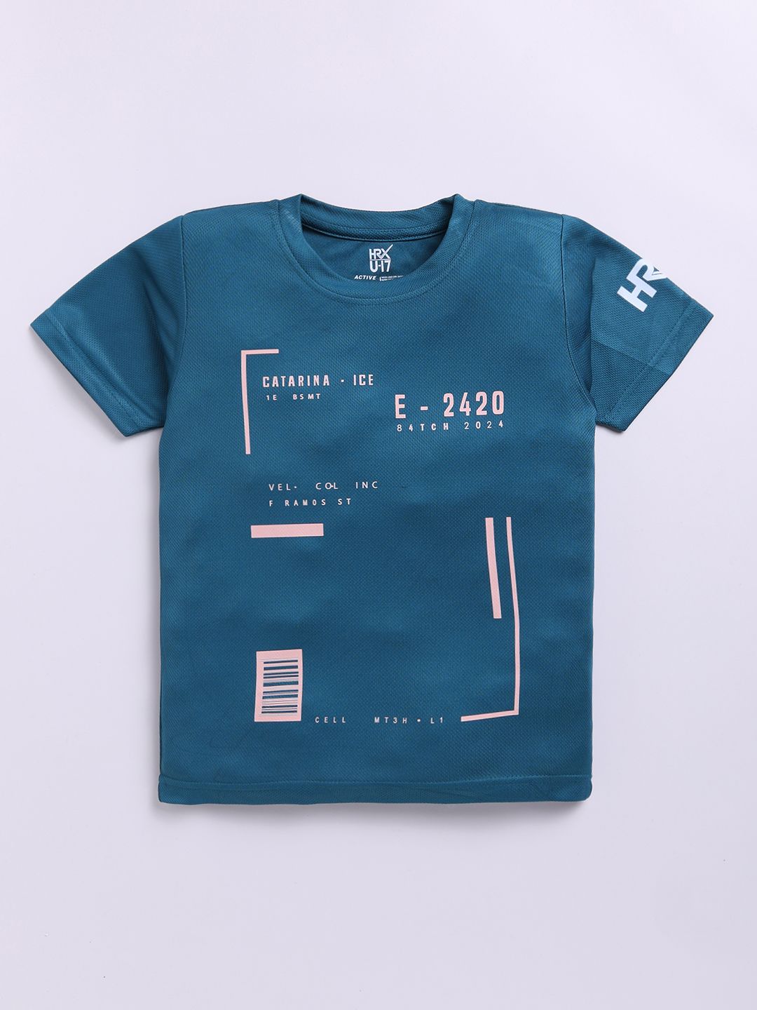 HRX by Hrithik Roshan Boys Printed T-shirt with Rapid-Dry Technology