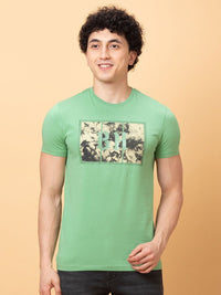 Being Human Men Printed Pockets T-shirt
