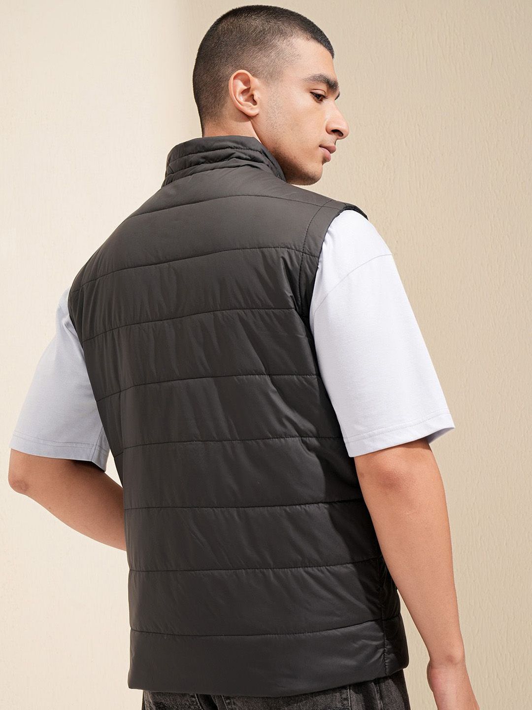 HIGHLANDER Men Self Design Puffer Jacket