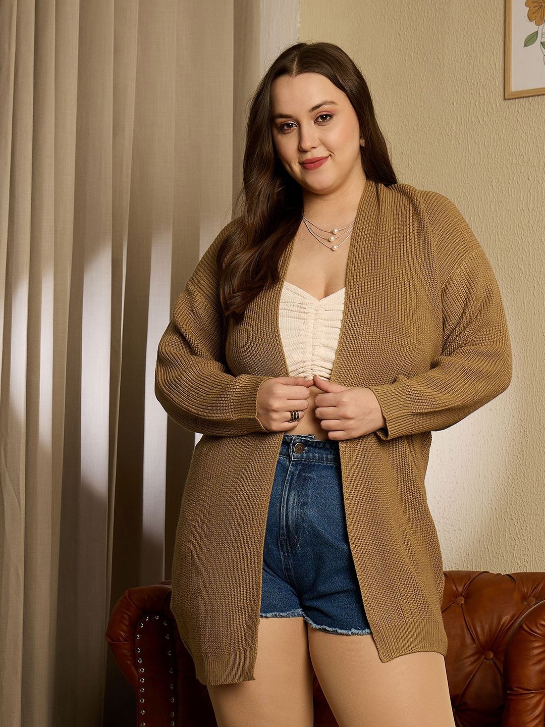 Berrylush Curve Women Longline Front-Open