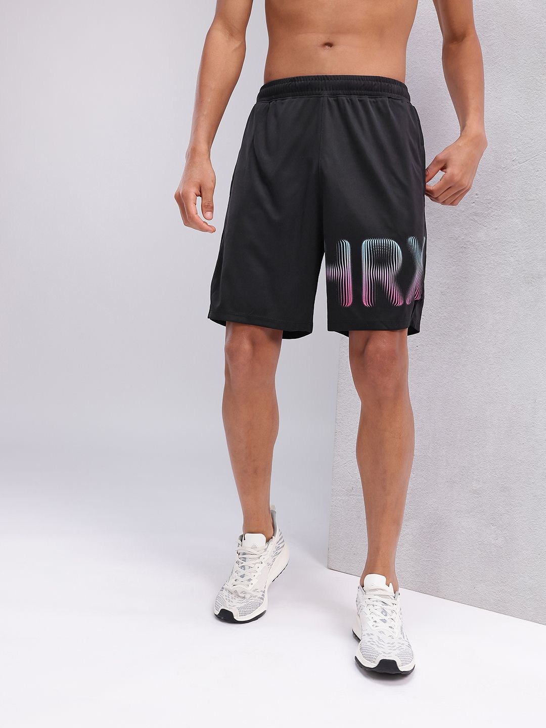 HRX by Hrithik Roshan Men Printed Rapid-Dry Training Sports Shorts
