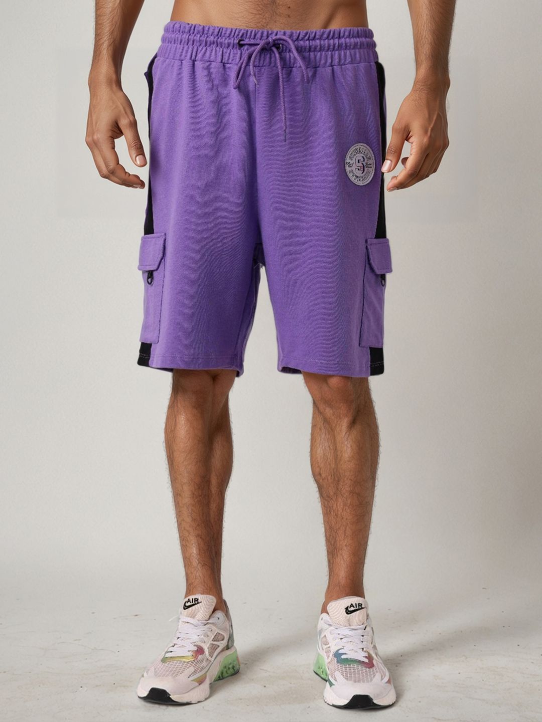 The Indian Garage Co. Men Superman Printed Oversized Fit Shorts