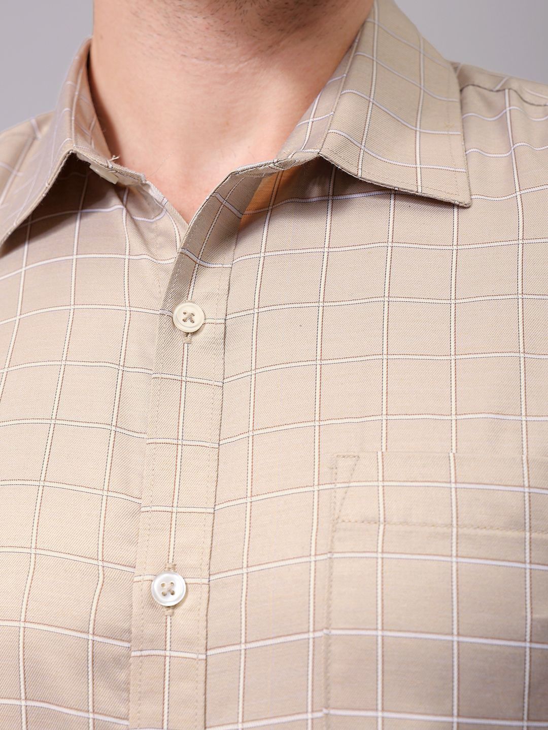 The Indian Garage Co. X Luxe Men Slim Fit Multi Stripes Opaque Striped Formal Shirt