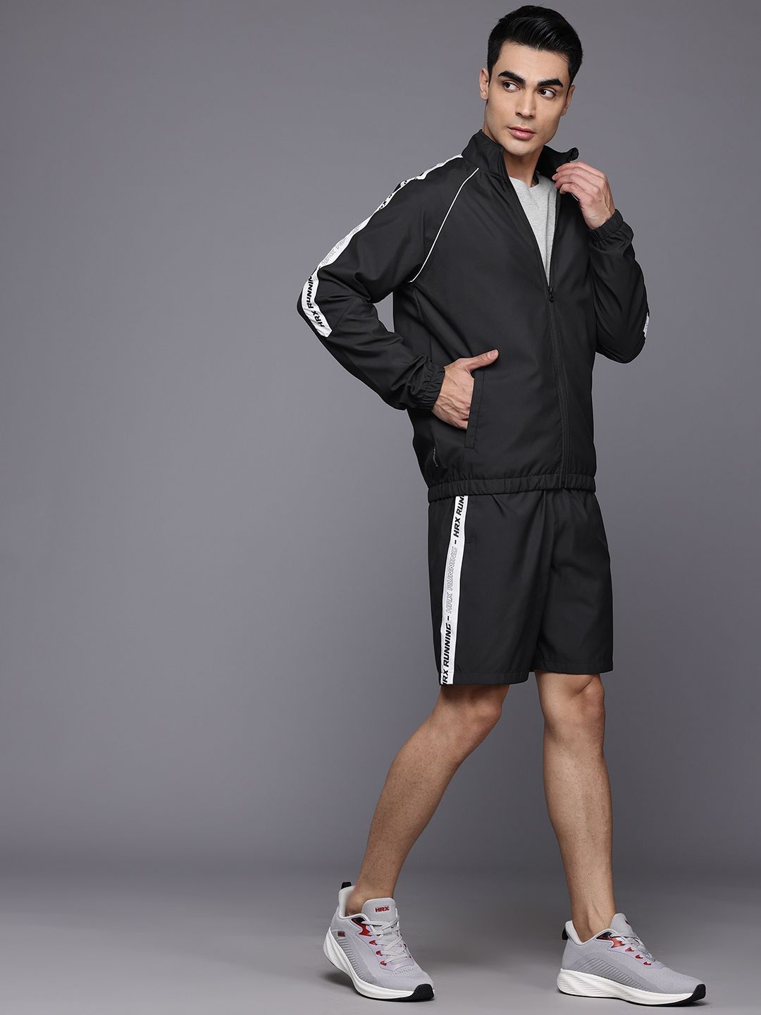 HRX by Hrithik Roshan Rapid-Dry Running Tracksuit