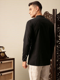 House of Pataudi Embroidered Pure Cotton Jashn Kurta