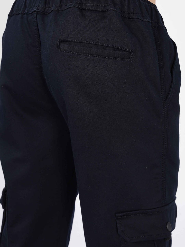 Eszett Lelaki Cotton Regular Fit Cargos Trousers
