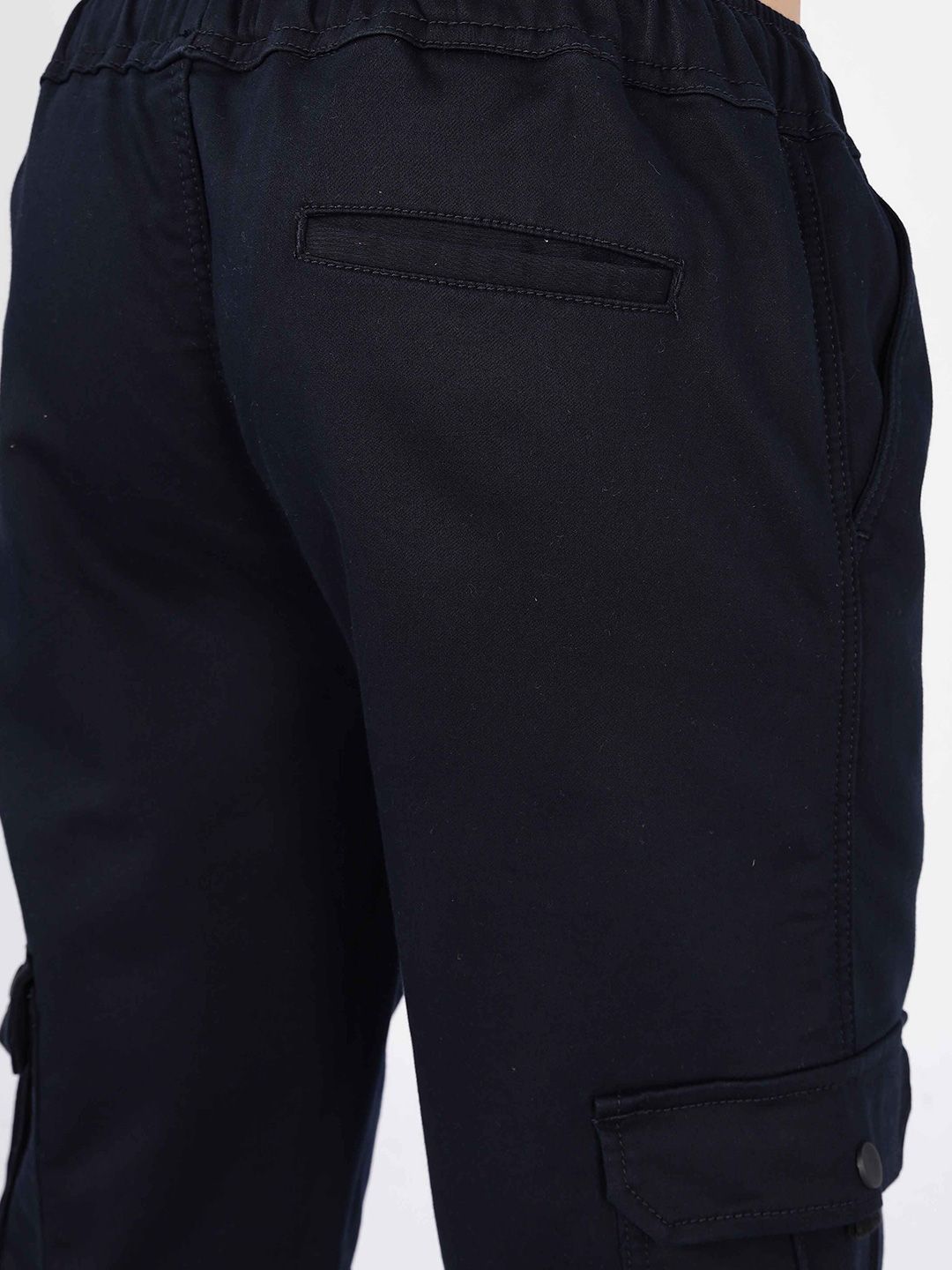 Eszett Lelaki Cotton Regular Fit Cargos Trousers