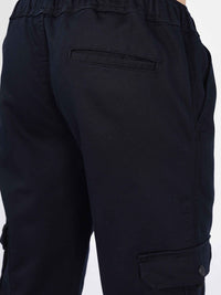 Eszett Lelaki Cotton Regular Fit Cargos Trousers