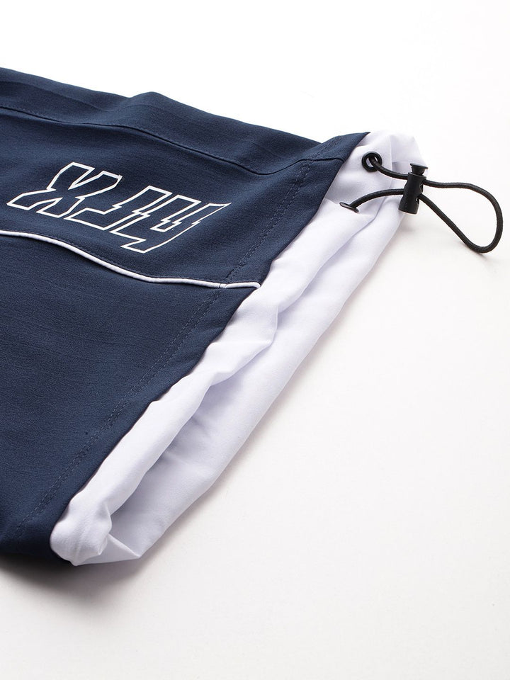 HRX by Hrithik Roshan Women Mid-Rise Lifestyle Track Pants with Toggle Hem