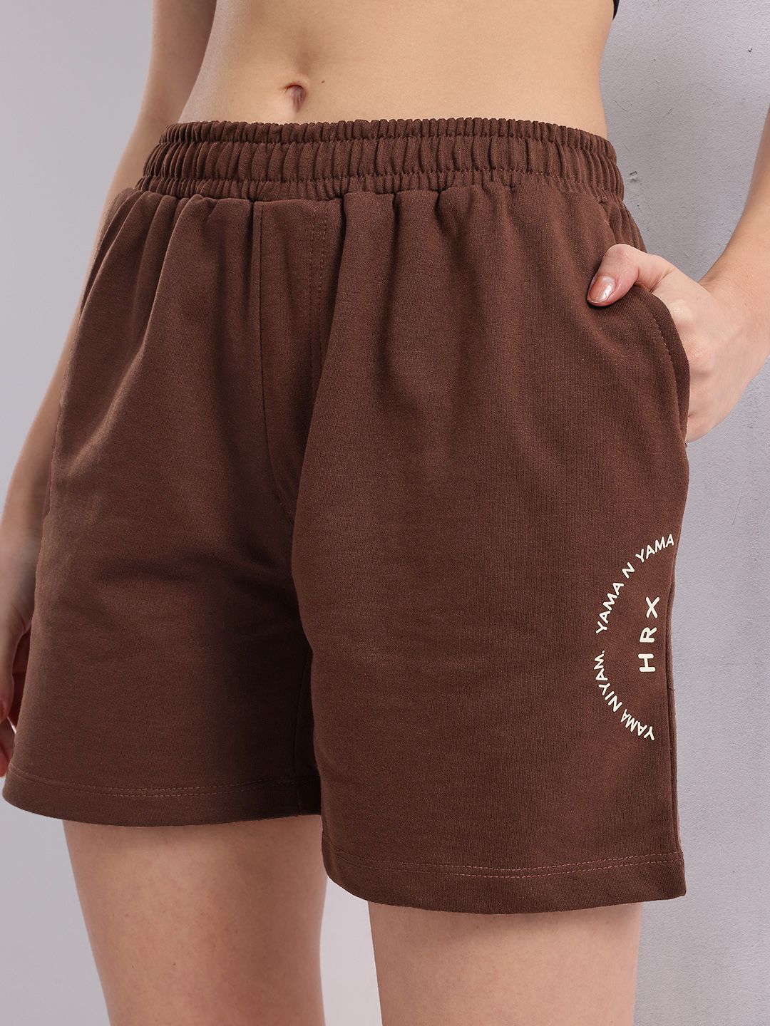 HRX by Hrithik Roshan Women Printed Yoga Sports Shorts