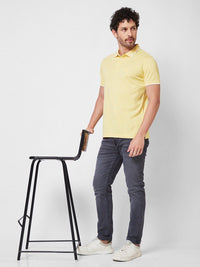 SPYKAR  Polo Collar Short Sleeves Slim Fit Cotton T-shirt