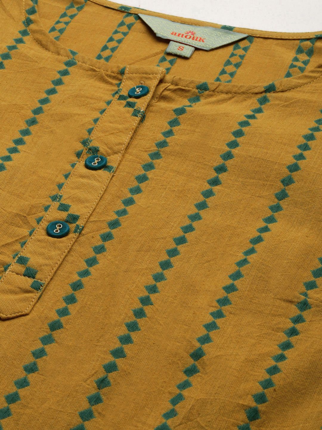 Anouk Regular Pure Cotton Kurta with Trousers