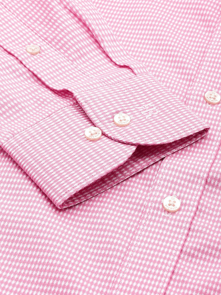 Raymond Pure Cotton Slim Fit Textured Formal Shirt