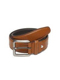 Teakwood Leathers Men Textured Leather Belt