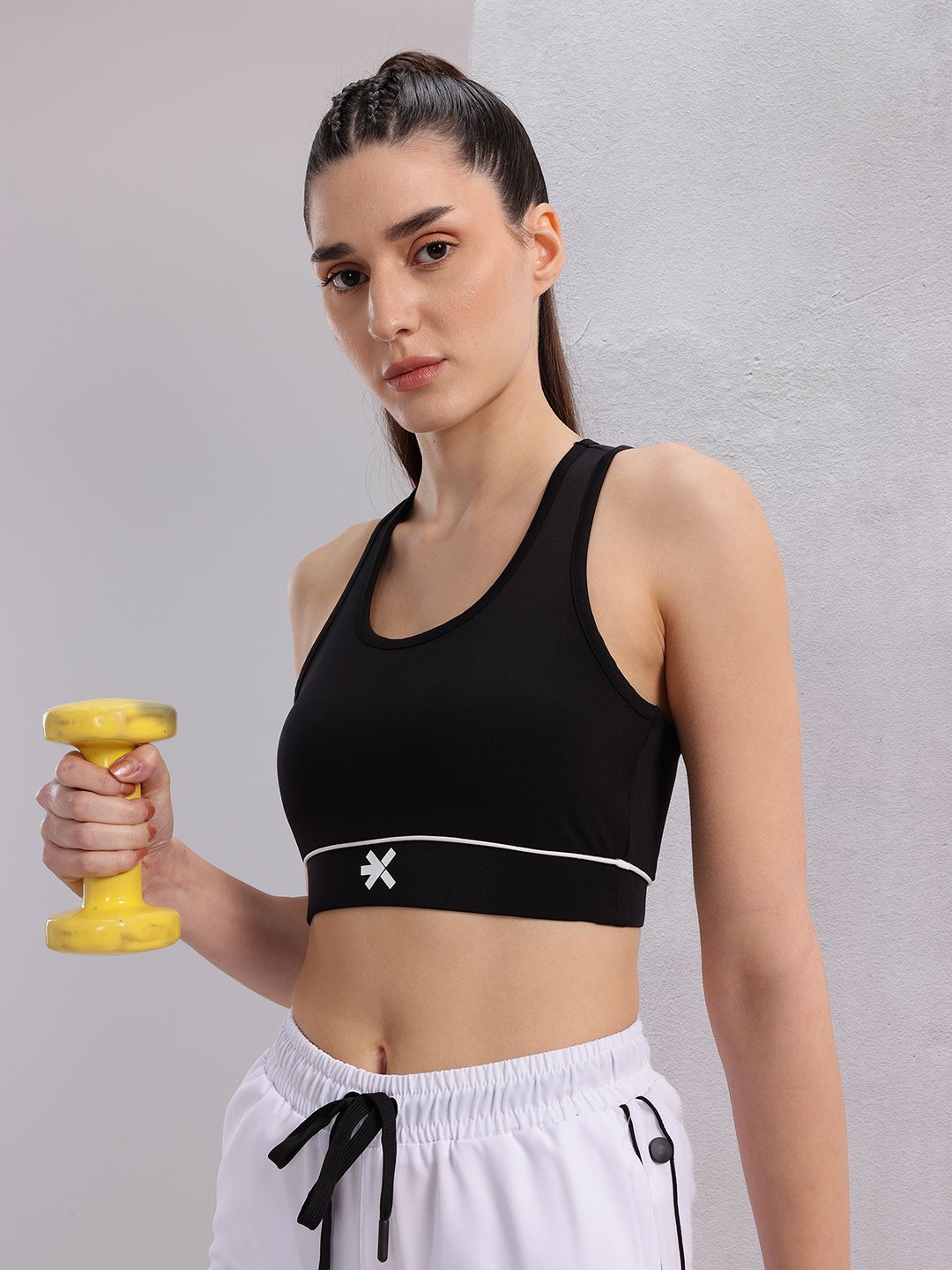 HRX by Hrithik Roshan Racerback Full Coverage Lightly Padded Training Bra KT212_03_A