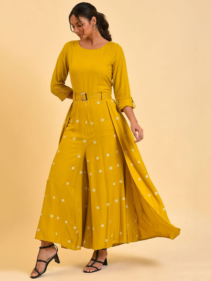 W Women Printed Basic Jumpsuit