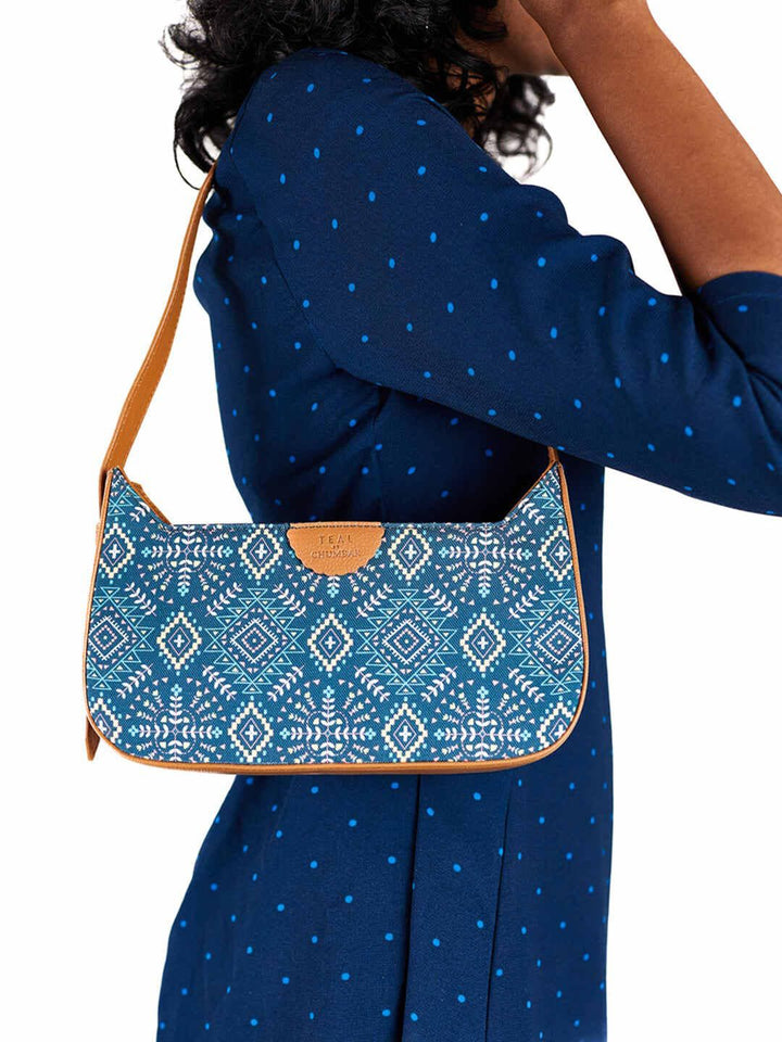 TEAL BY CHUMBAK Printed Sling Bag