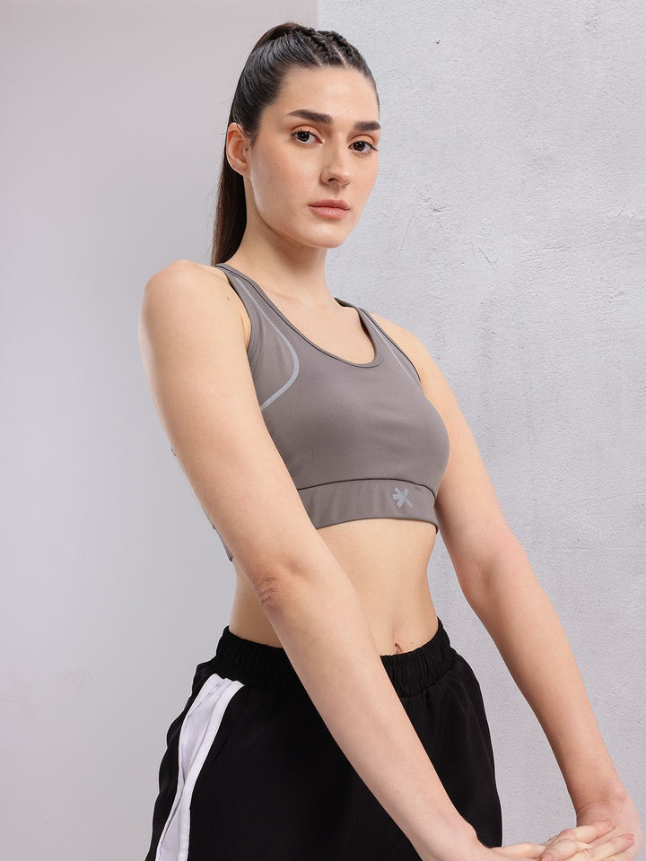 HRX by Hrithik Roshan Racerback Full Coverage Lightly Padded Training Bra KT470_03_B